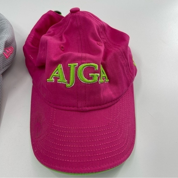 AJGA IJGA JUNIOR GOLF ASSOCIATION HAT bundle (2) ADJUSTABLE STRAP - Picture 3 of 8